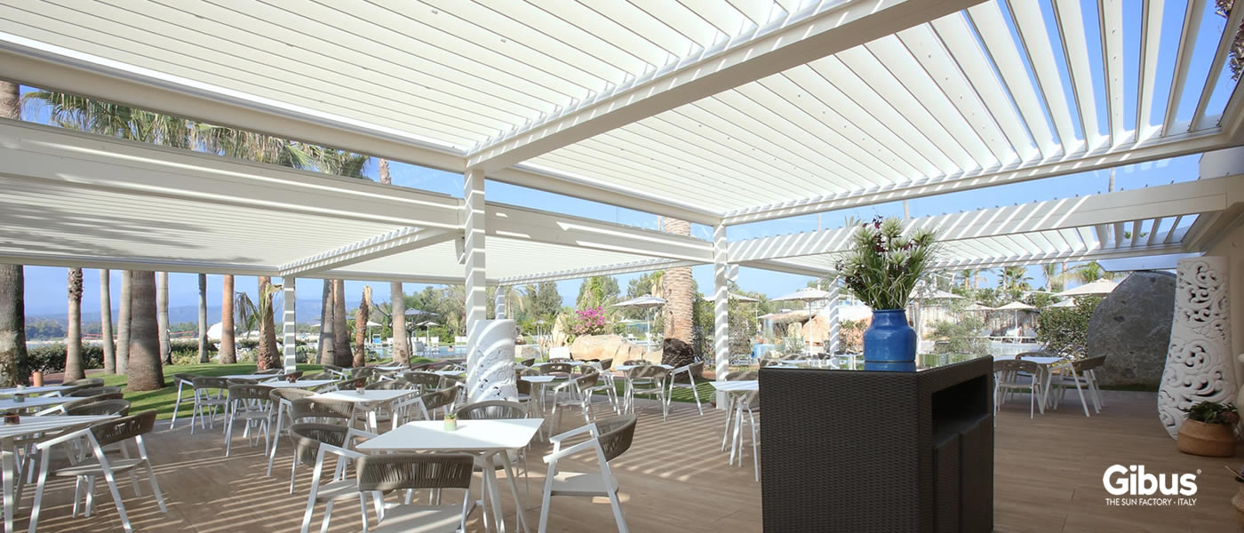 Pergola bioclimatica Med Twist Gibus