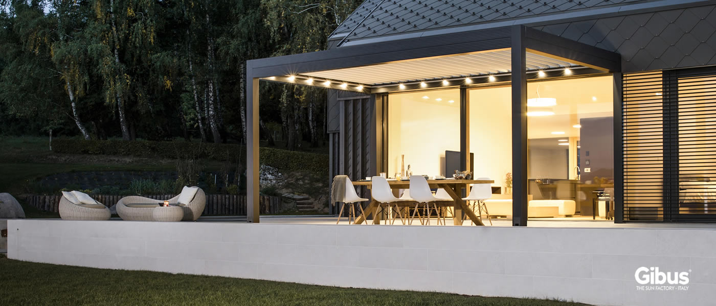 Pergola bioclimatica Med Twist Gibus